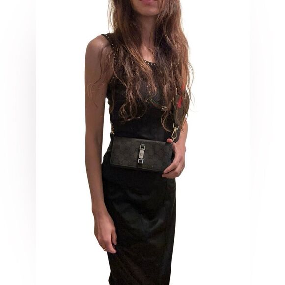 Gucci Black Patterned Clutch wallet - Picture 10 of 10